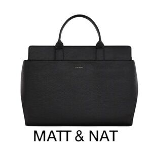 Matt & Nat Small GLORIA Vegan Satchel Black